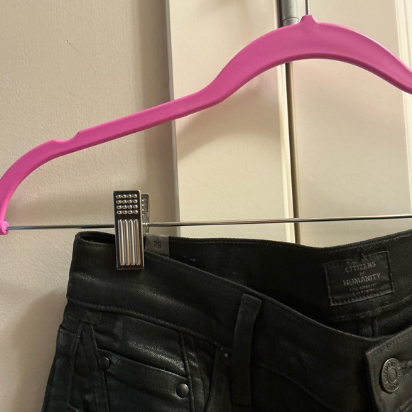 Citizen of Humanity Coated Black Jeans PERFECT CONDITION - Picture 4 of 9